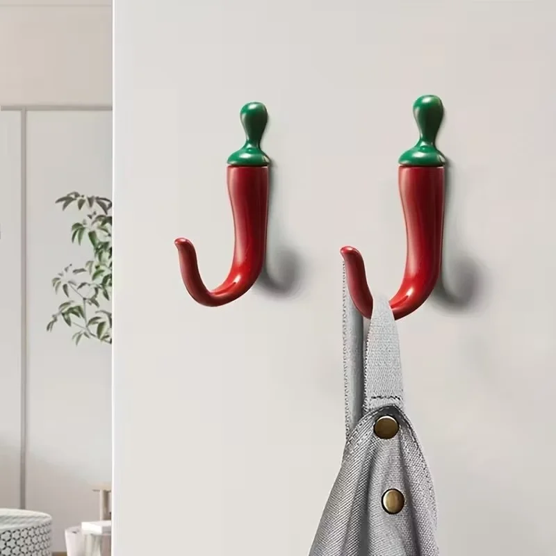 10PC Pepper Shaped Wall Hooks  - Home Bathroom Organizer review and price